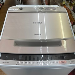 ☆ドリーム荒牧店☆ジモティー割引有☆【クリーニング済み】日立/9kg洗濯機/BW-V90C/2018年製の画像