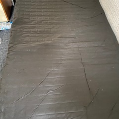 折りたたみすのこシングルベッド、、マットレスセットの画像