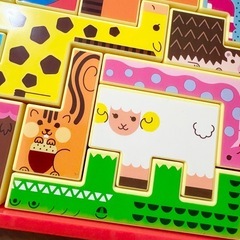 ムラオカ(Muraoka) どうぶつパズルブロックの画像