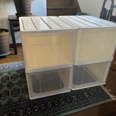 差し上げます。クローゼット引き出し収納、奥行55センチ、幅40センチ、高さ30センチの画像