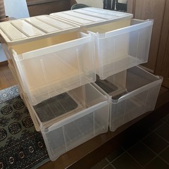 差し上げます。クローゼット引き出し収納、奥行55センチ、幅40センチ、高さ30センチの画像