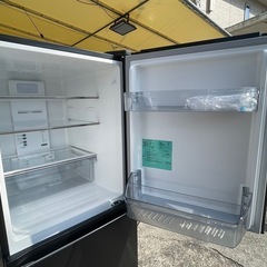 【リサイクルサービス八光】2022年製　ハイアール　冷蔵庫 チャコールブラック JR-CV29A-K [286L /3ドア /右開きタイプ]の画像