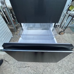 【リサイクルサービス八光】2022年製　ハイアール　冷蔵庫 チャコールブラック JR-CV29A-K [286L /3ドア /右開きタイプ]の画像