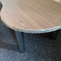 楕円ローテーブルの画像