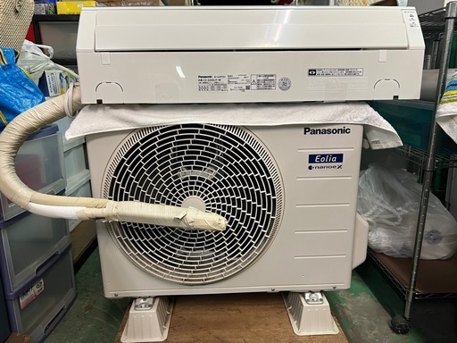 ■パナソニック エアコン 6畳用 2019年製 エオリア■Panasonic CS-220DJT-W 2.2kw 単相100V 冷媒R32■ナノイーX 内部クリーン機能