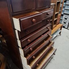 【リサイクルショップどりーむ天保山店】NO.4979　タンス　写真参照🎵　セパレートタイプ　大きめサイズ　収納たっぷり🎵の画像