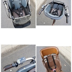 {受付中}🔴⭐️超特価⭐🔴 電動自転車 ブリヂストン 20インチ 子供乗せ アシスト 中古 110803の画像