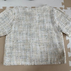 ツイードトップス レディースfreeサイズの画像