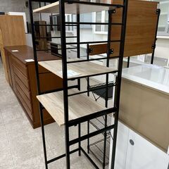 ★リユースのサカイ高崎店★TJ13420  キッチンラック ダークブラウン H172×D44×W60 クリーニング済みの画像