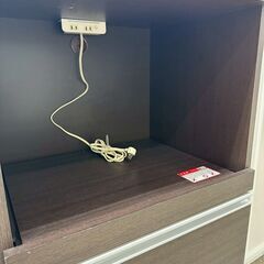 ★リユースのサカイ高崎店★TJ13421  レンジ台 ダークブラウン H83×D49.5×W60.5 クリーニング済みの画像