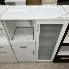 ★リユースのサカイ高崎店★TJ13422 (株)ニトリ レンジ台 白 H115×D40×W79.8 クリーニング済みの画像