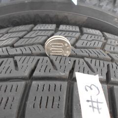 スタッドレスタイヤ 軽・ダイハツ(スズキ)車向け 155/65R14 ４本ホイール付セットの画像