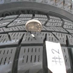 スタッドレスタイヤ 軽・ダイハツ(スズキ)車向け 155/65R14 ４本ホイール付セットの画像