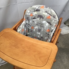 折りたたみベビーチェア椅子のマット付きの画像