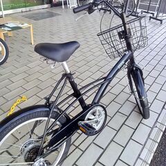 ★リユースのサカイつくば店★TK7371  自転車 20インチ ブラック クリーニング済み 【リユースのサカイつくば店】の画像