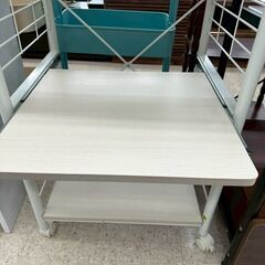 ★リユースのサカイ高崎店★TJ13417  レンジラック クリーム H131.5×D42.5×W49 クリーニング済みの画像