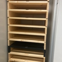 差し上げます。ベルメゾン パレット12枚すのこベッドの画像