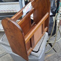 【リサイクルショップどりーむ天保山店】NO.4995　マガジンラック　写真参照🎵の画像