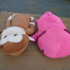 おさるノジョージ・オオサンショウウオ 大きいぬいぐるみの画像