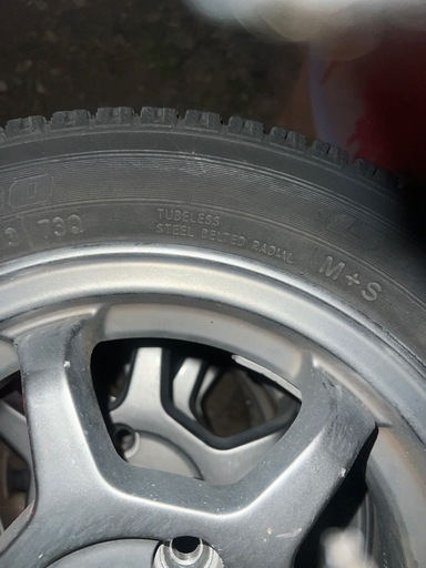 タッドレスタイヤホイールセット?155/65R13