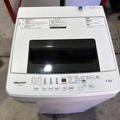 F06Hisense ハイセンス HW-E4502 全自動洗濯機 4.5kg 2018年製の画像