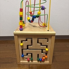 知育0〜２歳　箱型おもちゃ　木のおもちゃの画像