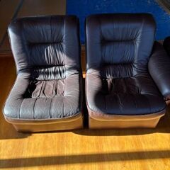 革ソファの画像