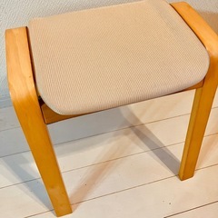 NITORIニトリ 木製スツール リュークIV ライトブラウンの画像