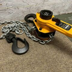 【大洋製器工業】 レバーブロック ヒッパラー LPY-1.6TON レバーホイスト 荷締機 工具 運搬 万能強力牽引機 ① A0879の画像