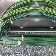 受渡者決定‼️値下げ⭐️❶格安（中古）タキロンカラー鋼管セット　セキスイイボ竹Kセット　農具②の画像