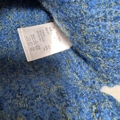 【美品】Tip Top 青 Vネックニットセーター ファーベスト 2点セットの画像