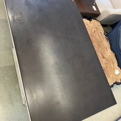 A2511-332 昇降テーブル ブラウン キズ汚れ有りの画像