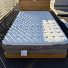 N-sleep セミダブルマットレス フレームセットコンセント・USBポート付❗️の画像