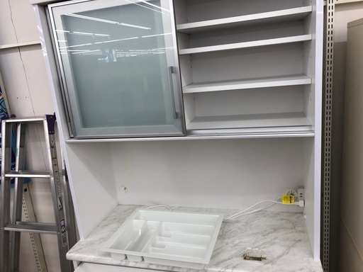 【ドリーム川西店御来店限定】☆ジモティー見たよ♪割引☆ 古賀家具 スライド扉オープンボード  クリーニング済み 【99560000036957】