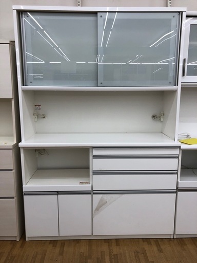 【ドリーム川西店御来店限定】☆ジモティー見たよ♪割引☆ 松田家具 スライド扉オープンボード  クリーニング済み 【99560000036941】