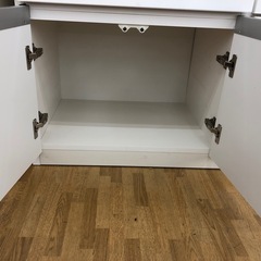 【ドリーム川西店御来店限定】☆ジモティー見たよ♪割引☆ 松田家具 スライド扉オープンボード  クリーニング済み 【99560000036941】の画像