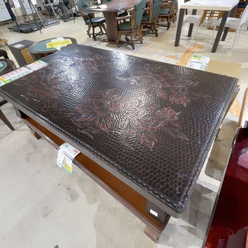 鎌倉彫り座卓(No:1274511)