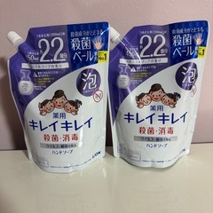 薬用キレイキレイ　ハンドソープ　泡タイプ　詰め替え用　２個

