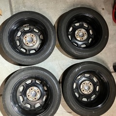 Tkei アルミホイール ブリヂストン ネクストリー155/65R14 75S PCD100 5J オフセット45 4本セット 2020年製 タイヤ 4穴 北海道 札幌 中古の画像
