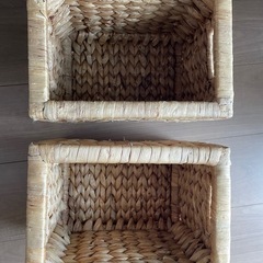 カゴ　2個セットの画像