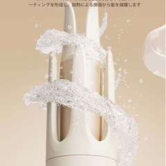 新品未使用品✨ピンク 自動カールアイロン マイナスイオン レディース用 簡単ヘアセット　定価¥7,980の画像
