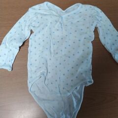 くま柄　ロンパース　80センチ　おまけ付きの画像