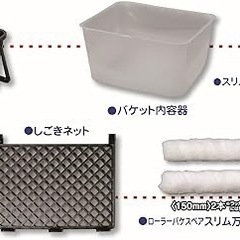 アサヒペン バケット型ローラートレイ 万能用ローラー セットの画像