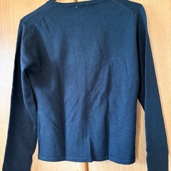 ニットカーディガン　　ブラックの画像