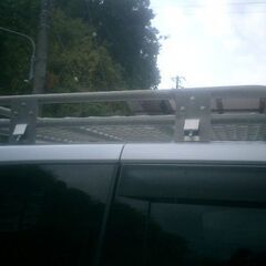 デリカD5　アルミ　4×4　マチヤマ　ルーフキャリア　軽くて丈夫　の画像