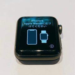 Apple Watch series2 38mm 本体 ブラック 充電ケーブル付の画像