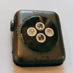 Apple Watch series2 38mm 本体 ブラック 充電ケーブル付の画像
