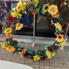 直径120センチ　大きなリースの画像