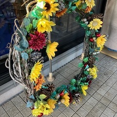 直径120センチ　大きなリースの画像