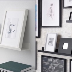 【決定しました】　IKEA イケア　ウォールシェルフ　壁棚　5本セットの画像